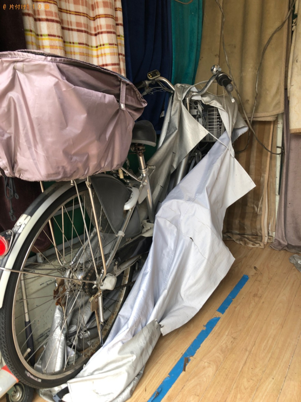 自転車、こたつ、布団、机等の回収・処分ご依頼　お客様の声